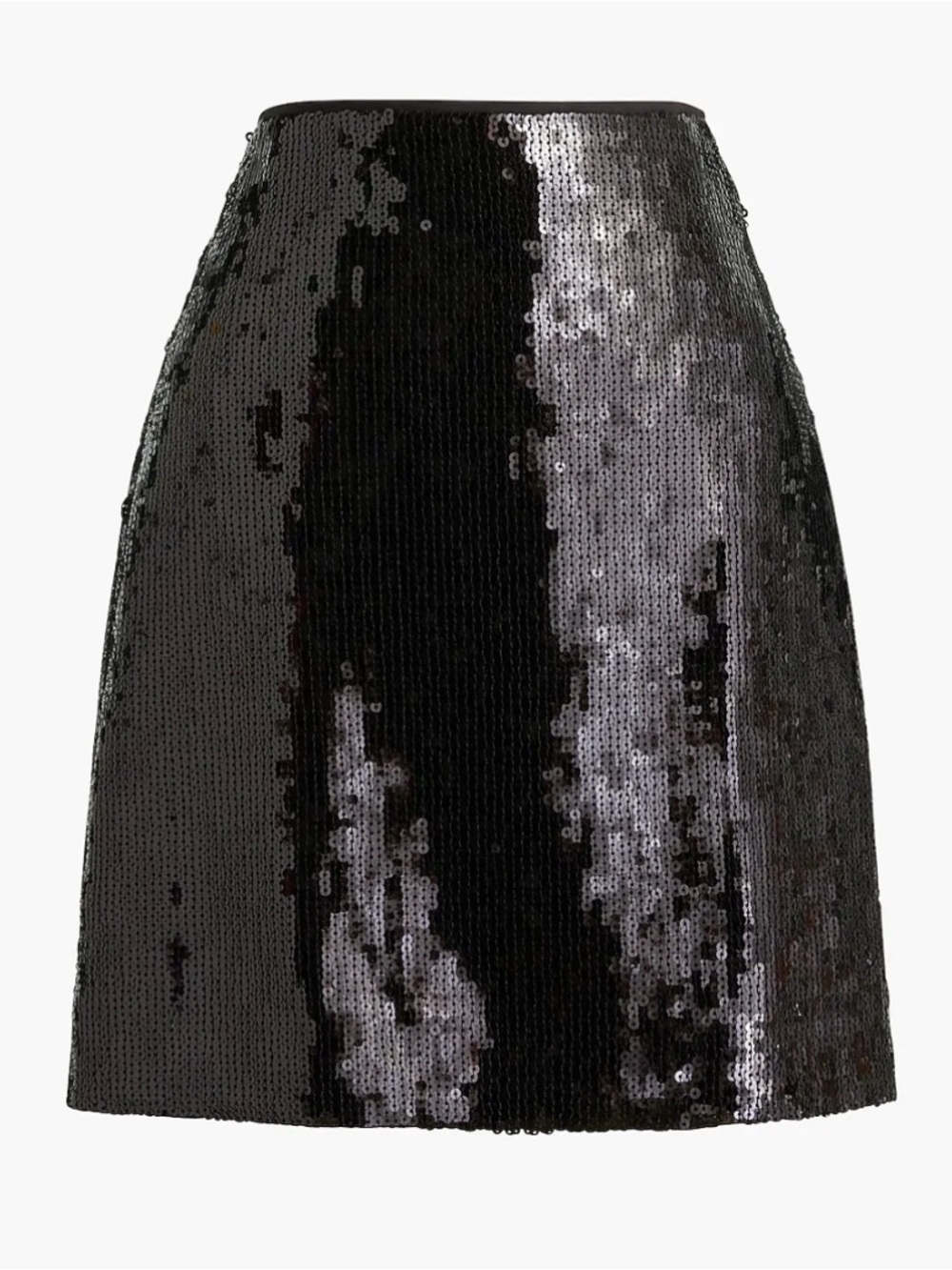 J. Crew Black Sequin Mini Skirt